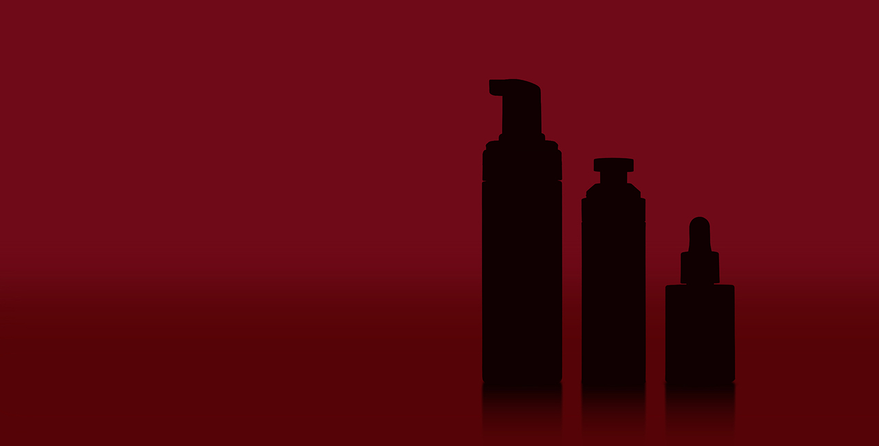 Opening reference with three product silhouettes